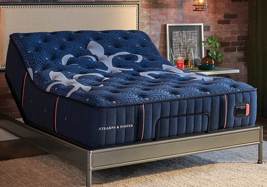 Stearns and foster mattress set in a bedroom
